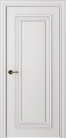 Межкомнатная дверь Палаццо 1 Эмаль белый - фото Межкомнатная дверь Палаццо 1 Эмаль белый - фото